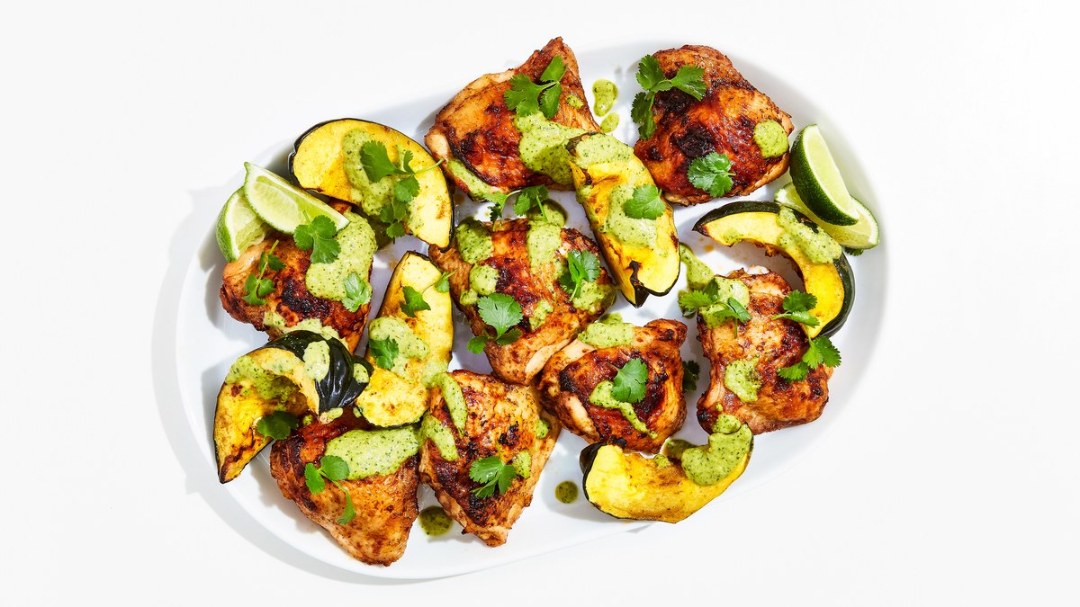 Chipotle Chicken with Avocado Topping