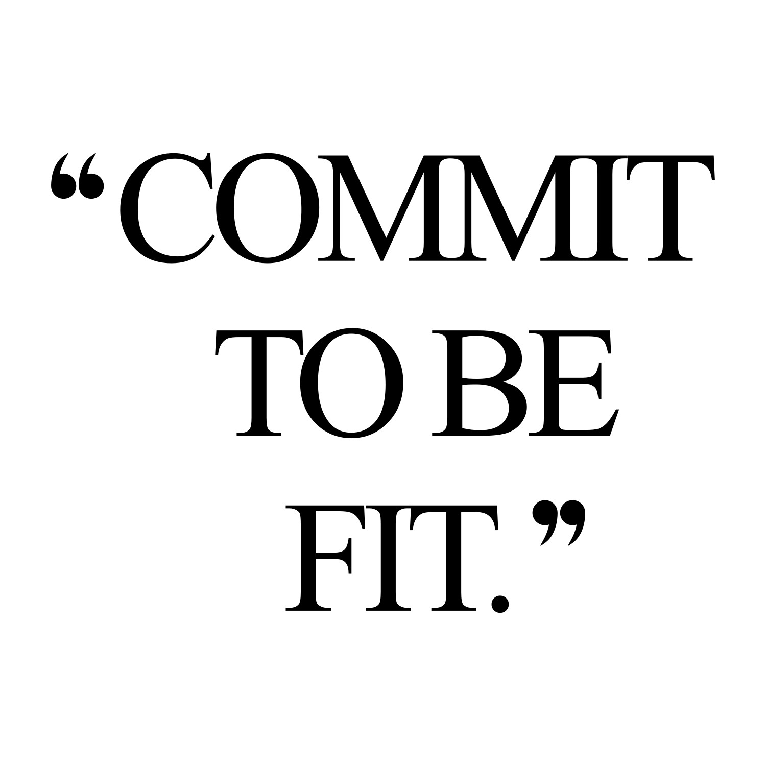 👉 Commit To YOU! 🙋